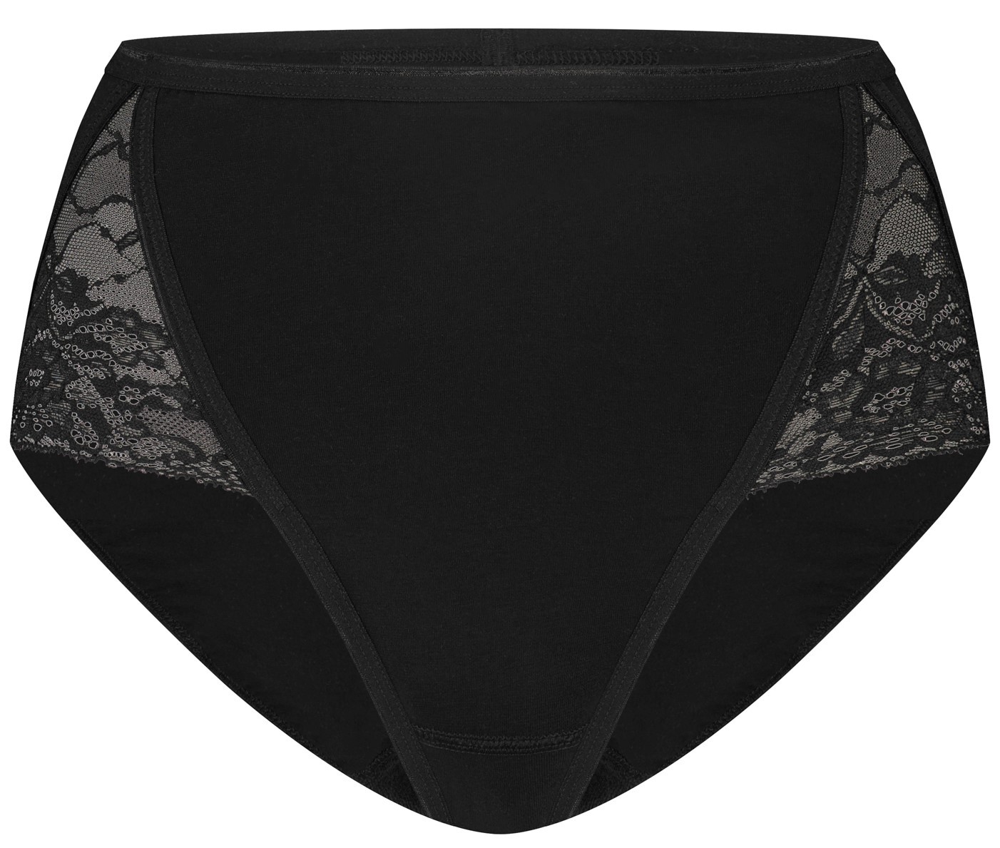 Ten Cate Basics Organic Cotton Stretch Dames High Leg Met Kant