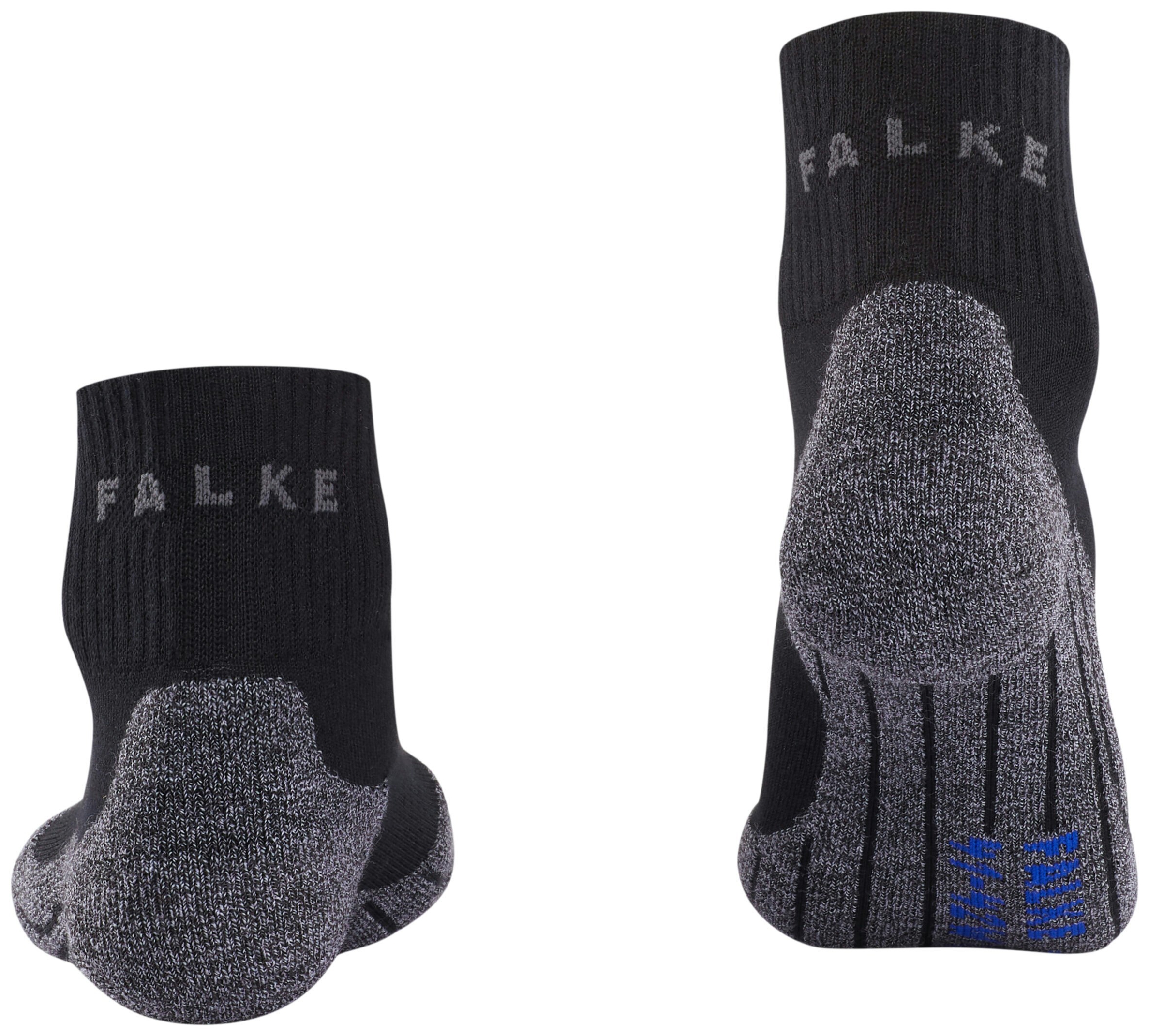 FALKE Heren TK2 Korte Wandel Sokken Schwarz