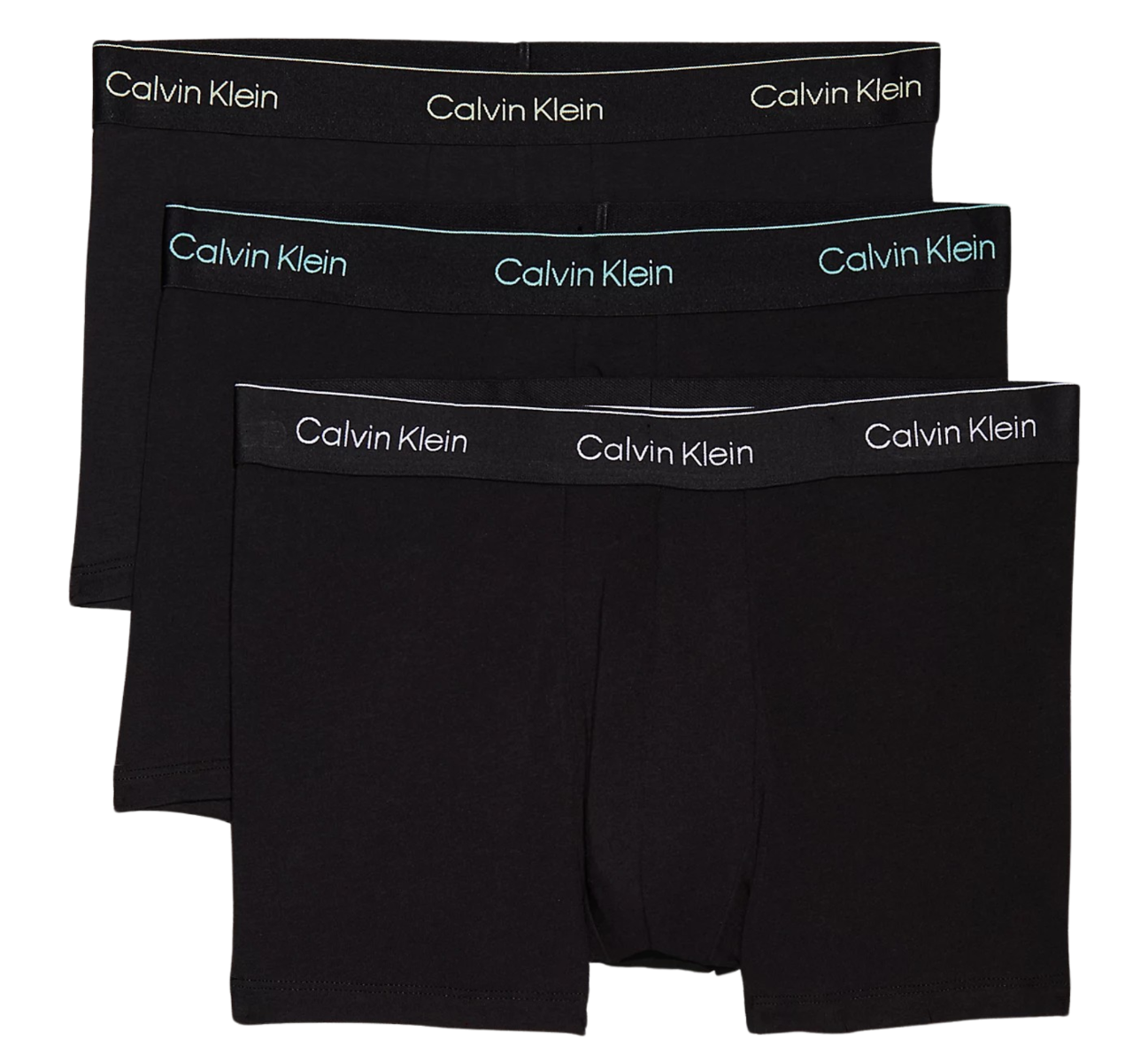 Heren Icon Cotton Stretch Trunks 3-Pack Black