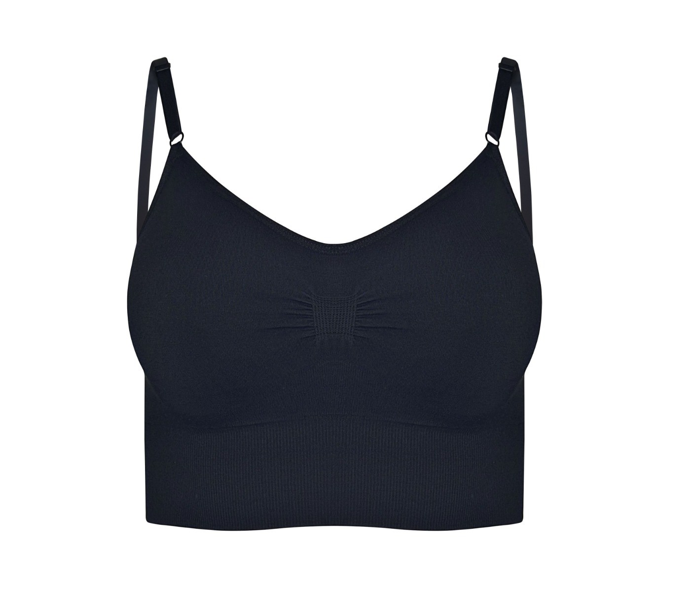 Dames Low Back Bra Zwart