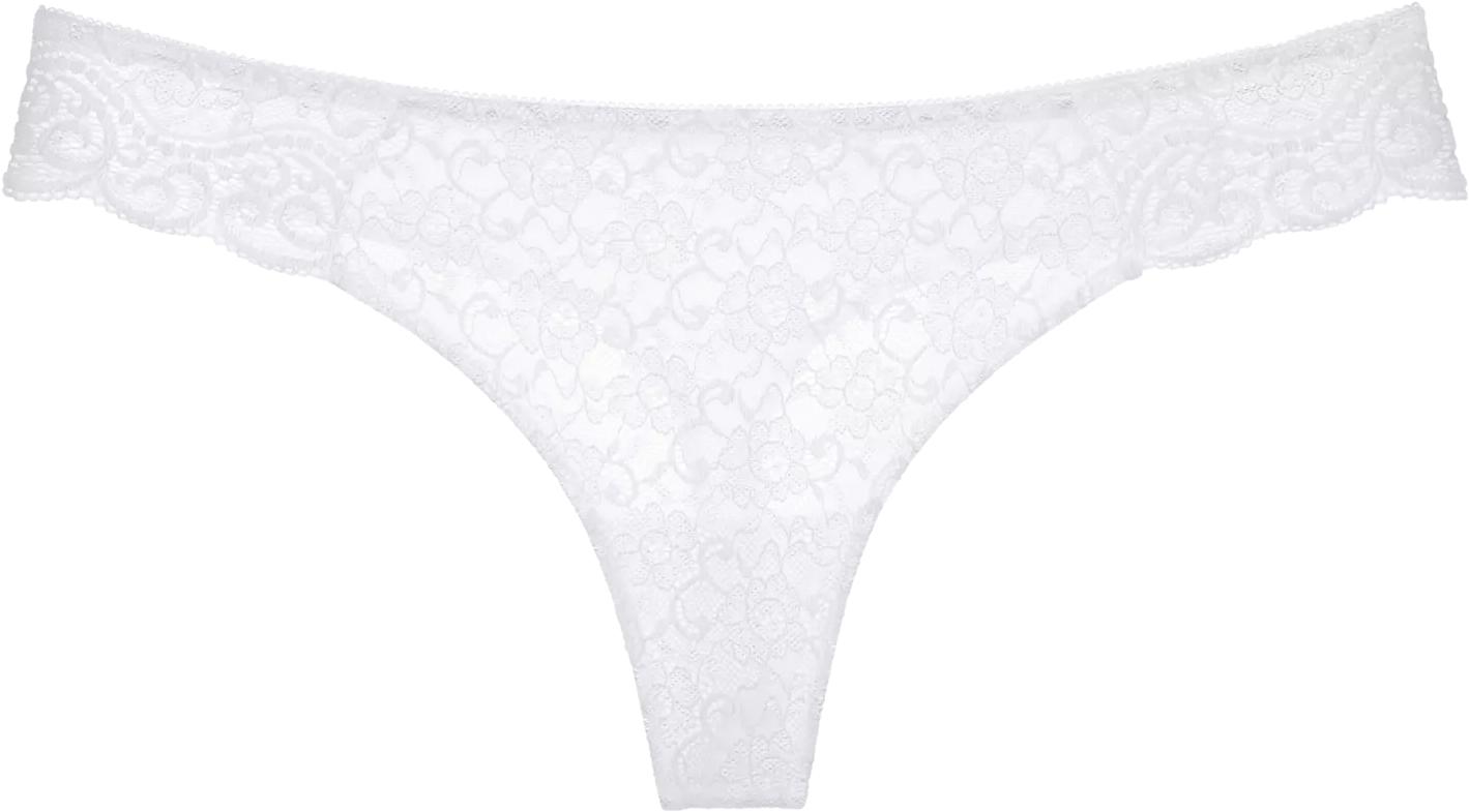 Dames Amourette Hipster String White