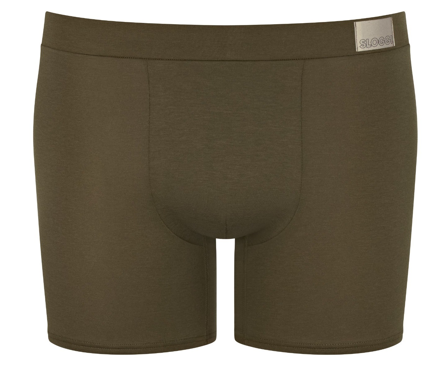 MEN Go Natural Heren Short 2-Pack Groen/Bruin