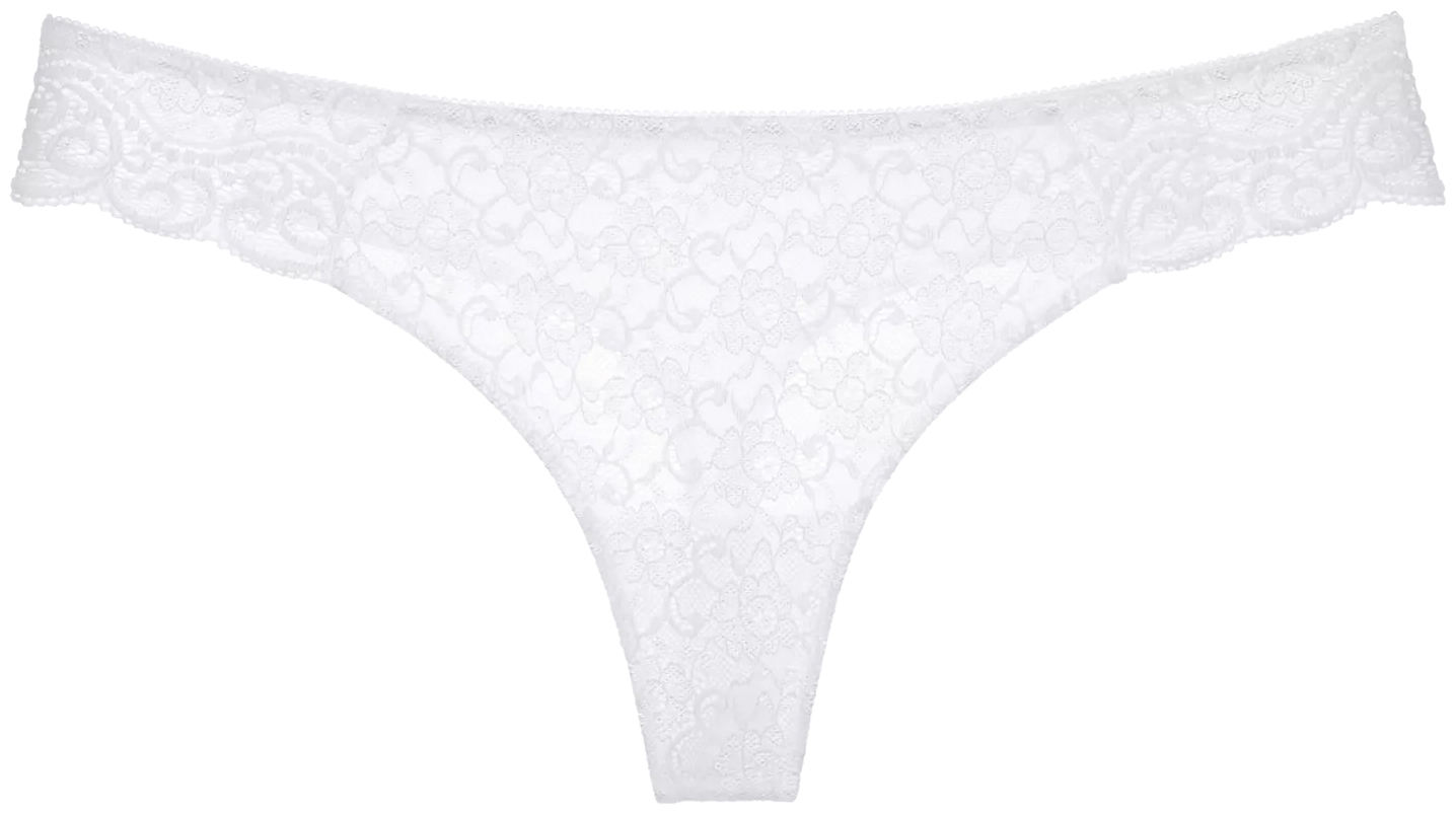 Dames Amourette Hipster String White