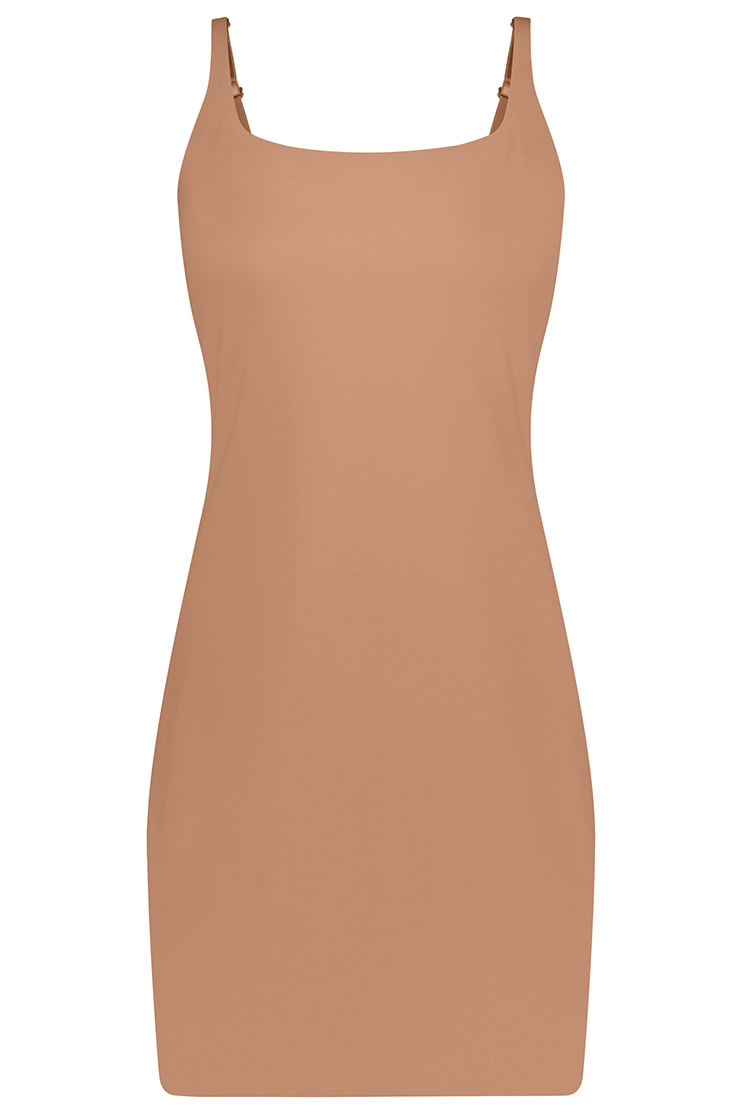 Secrets Dames Slipdress Hazelnut