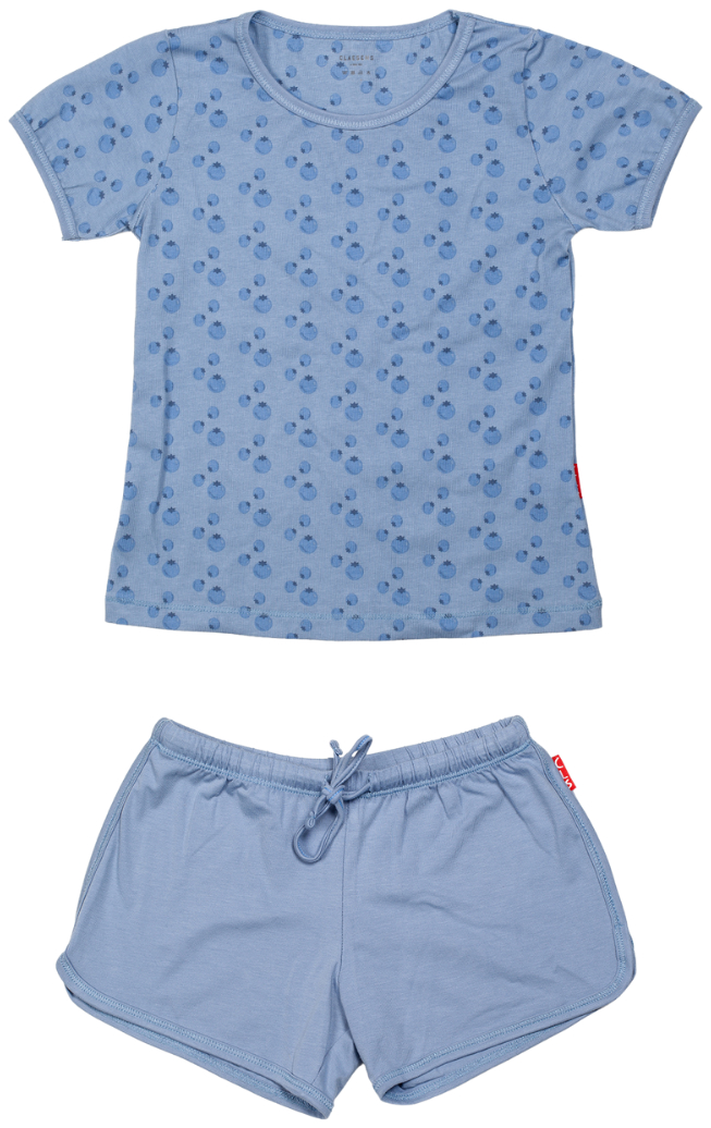 Claesens Meisjes Shortama Blueberry
