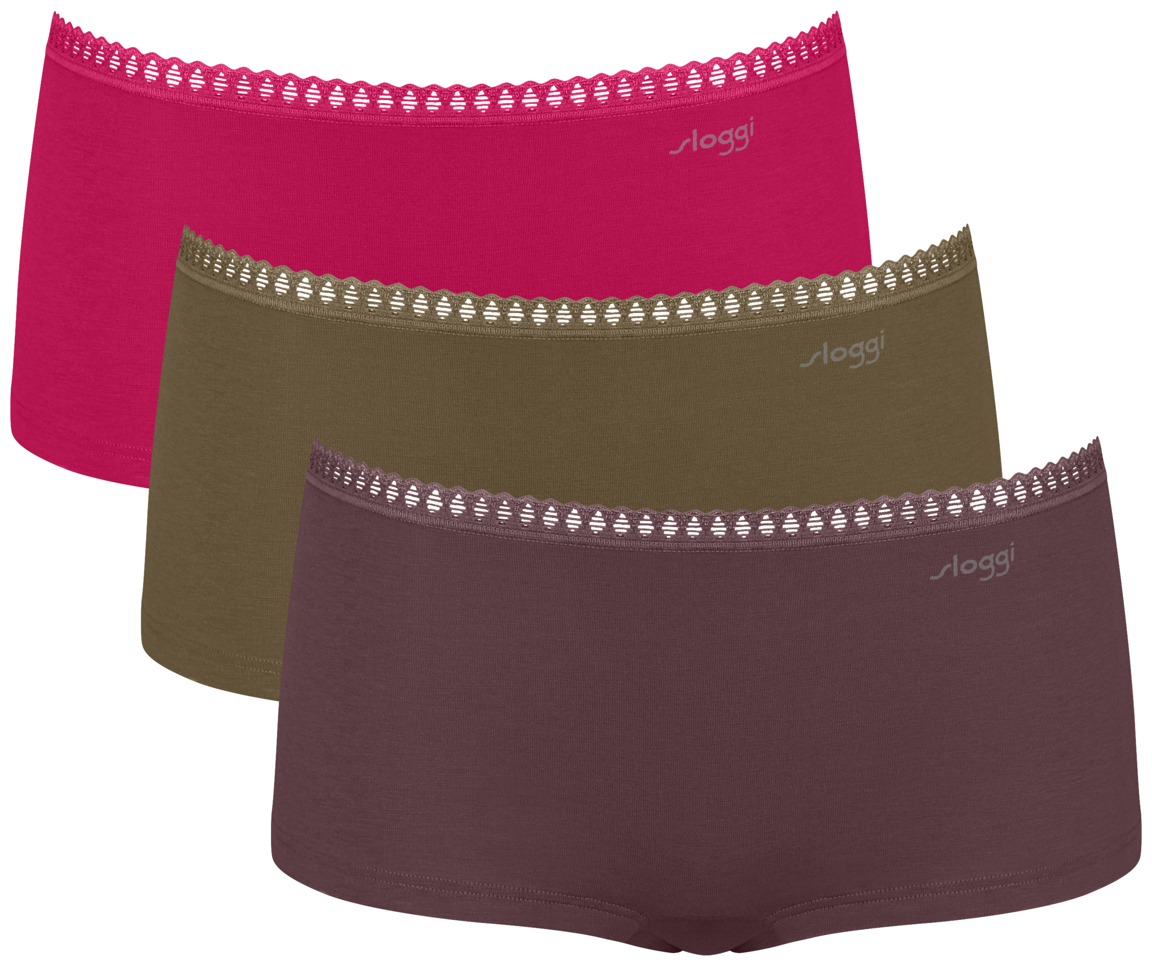 Sloggi Go Crush Dames Short Multi 3-Pack