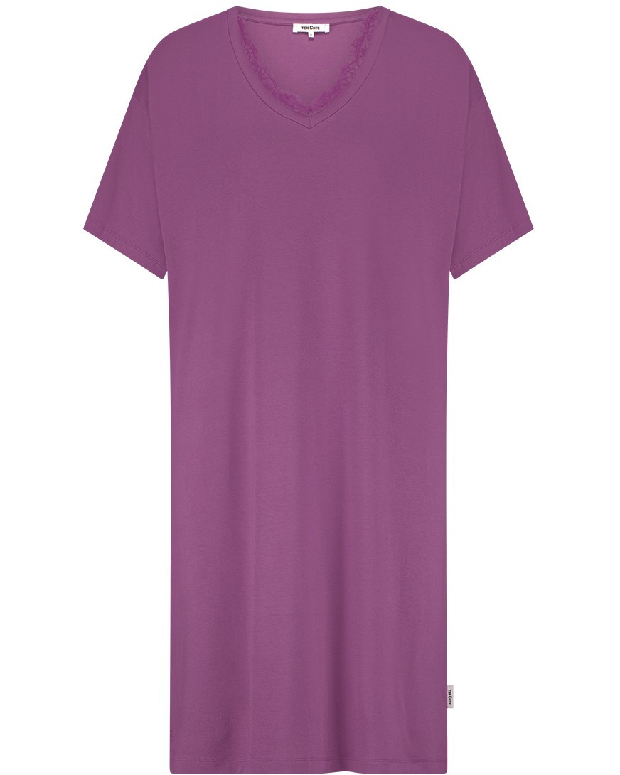 Secrets Dames Nachthemd Short Sleeve Purple Orchid