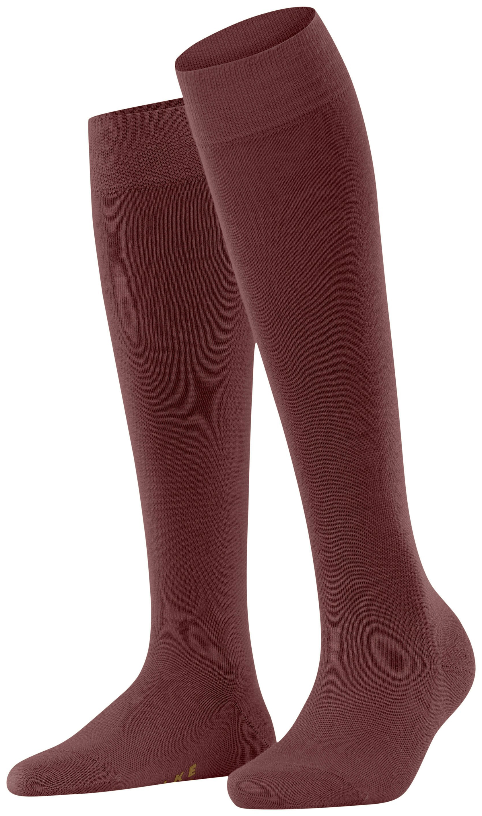 FALKE Dames Softmerino Kniekousen Bruin