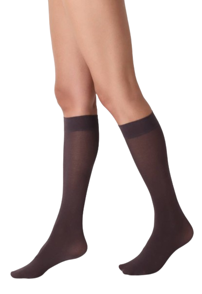Dames All Colors Cotton - Kniekous Brown 4