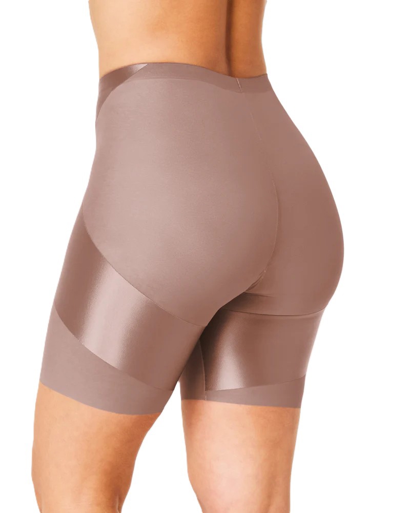 Spanx Dames SPANXshape SatinX Midthigh Short Cafe au Lait