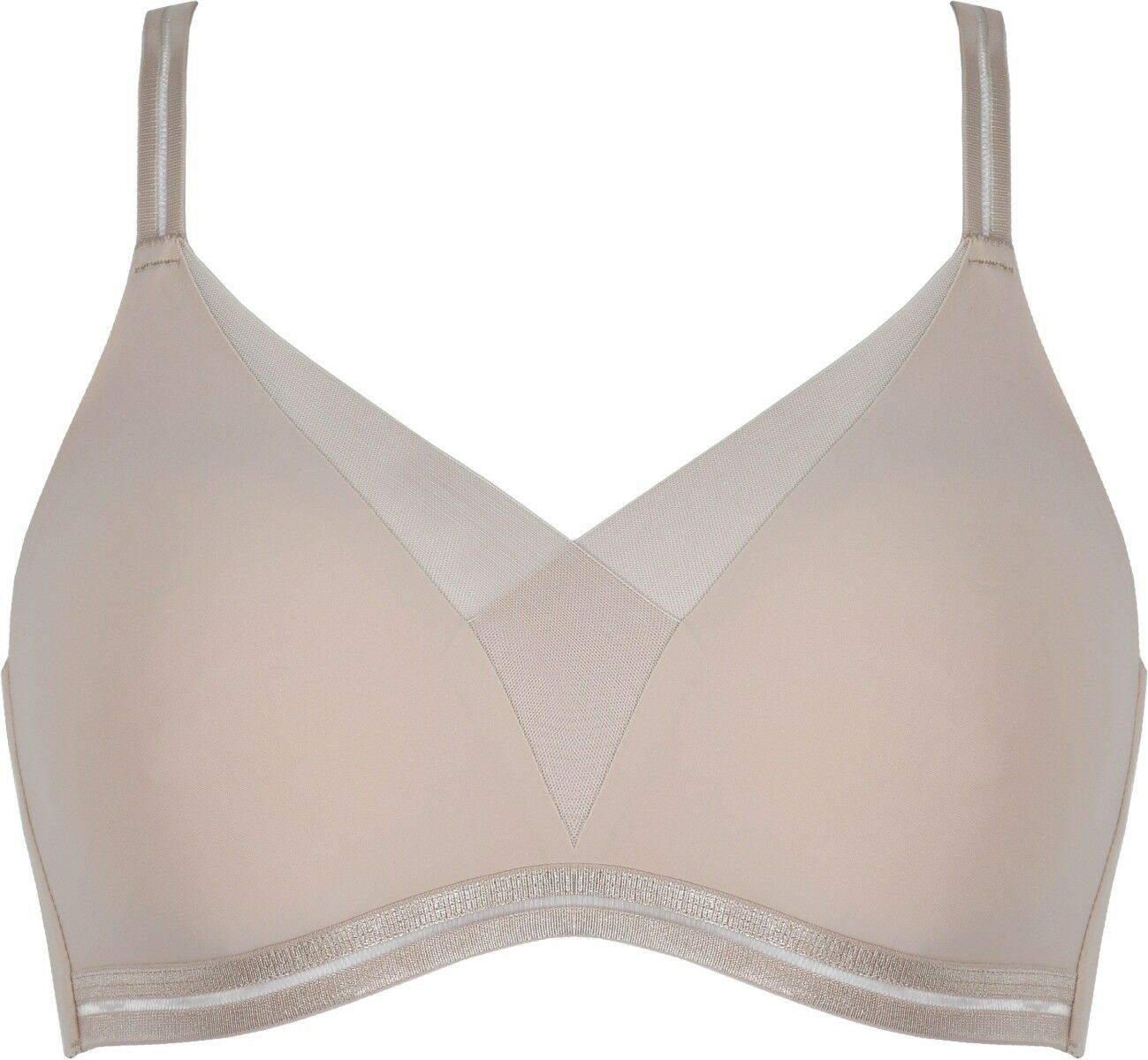 Dames Beugelloze Soft-Bh Beige