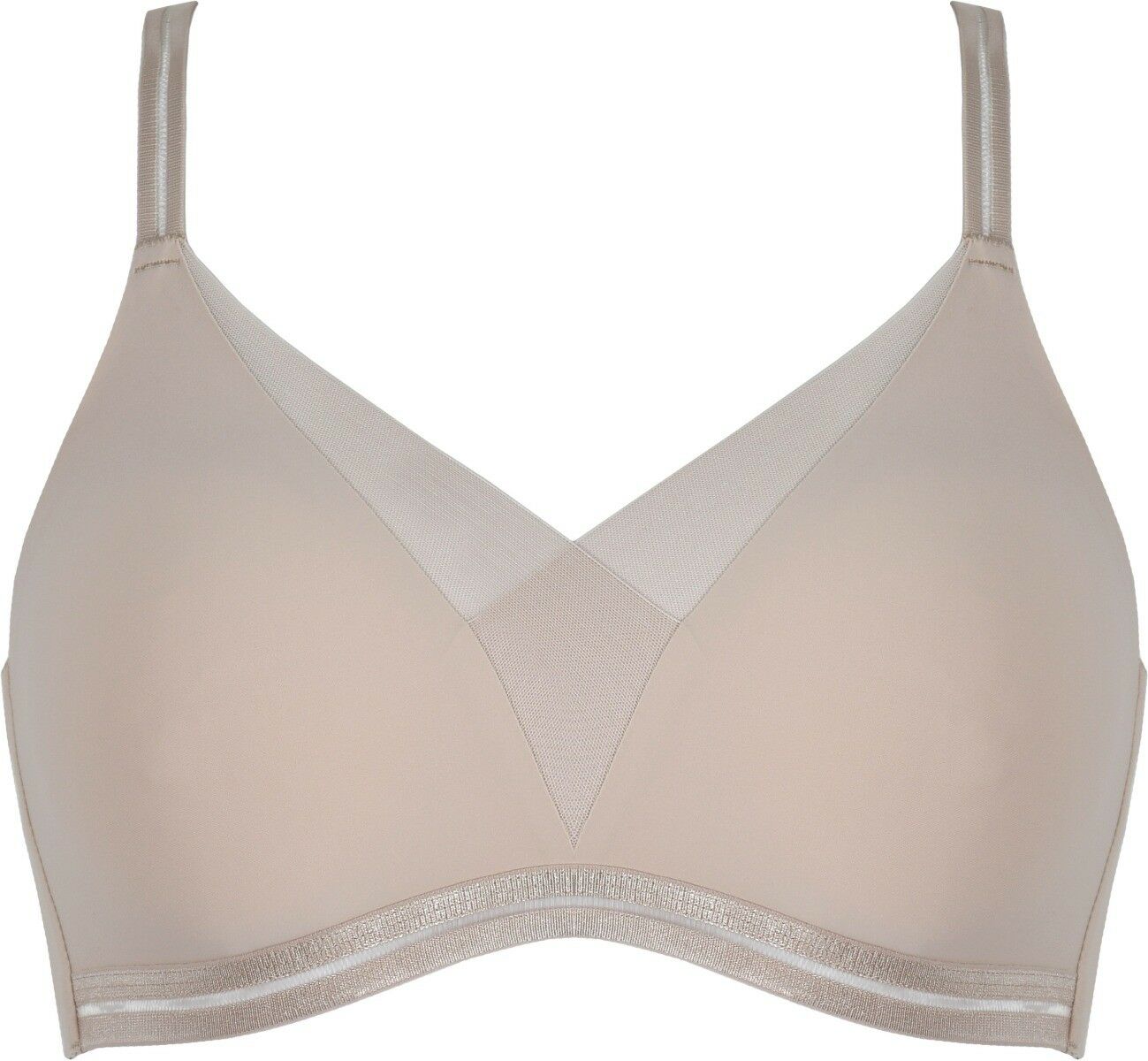 Dames Beugelloze Soft-Bh Beige