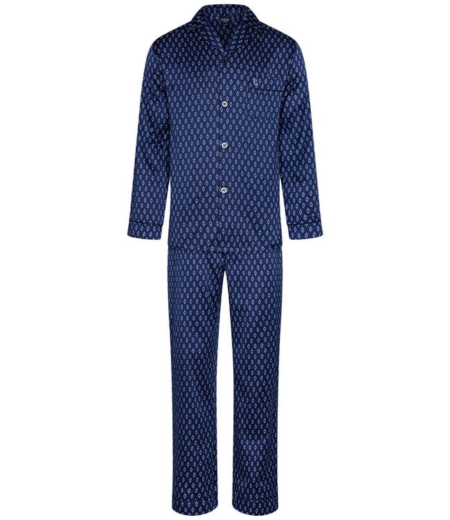 Heren Pyjama Donkerblauw