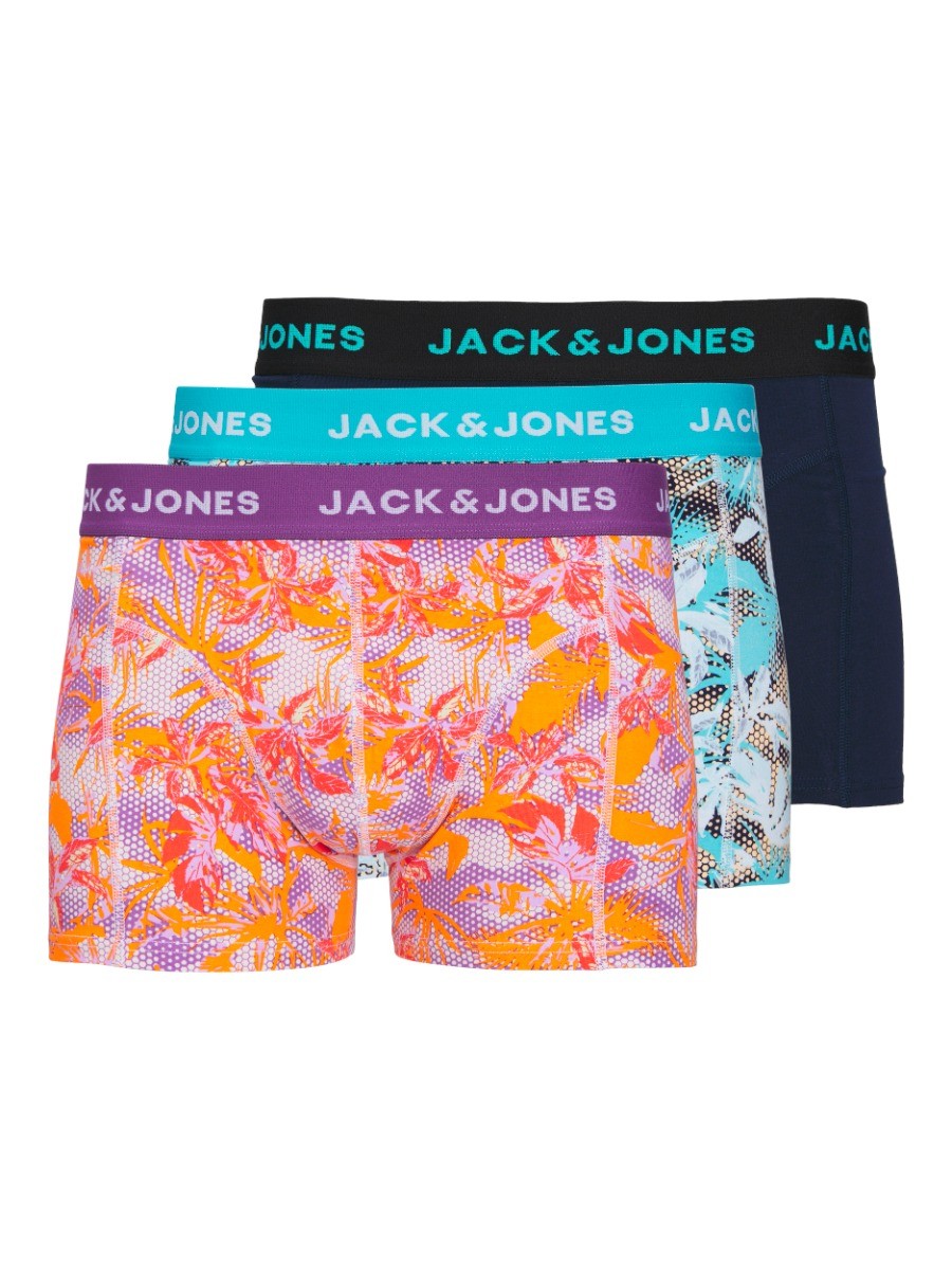 Heren Jacdamian Trunks 3 Pack sn Navy Blazer