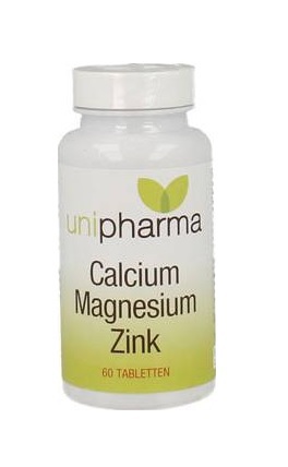 Unipharma Magnesium & Zink 60 tabletten