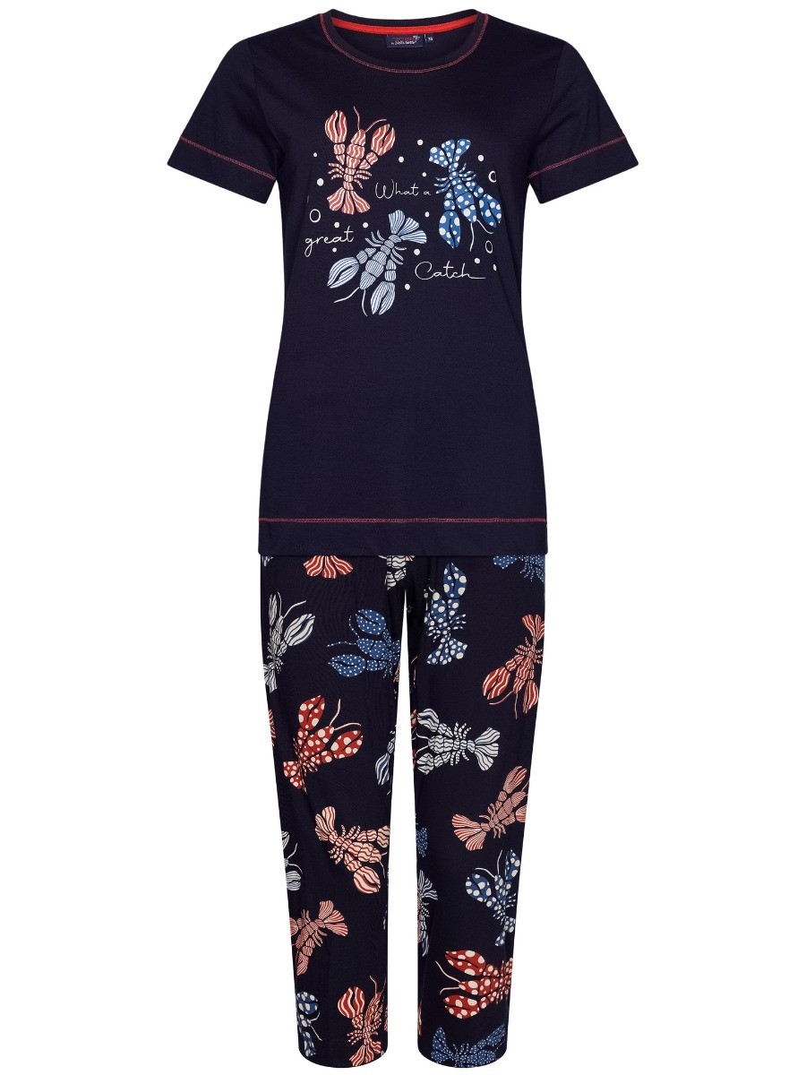 Dames Pyjama Dark Blue