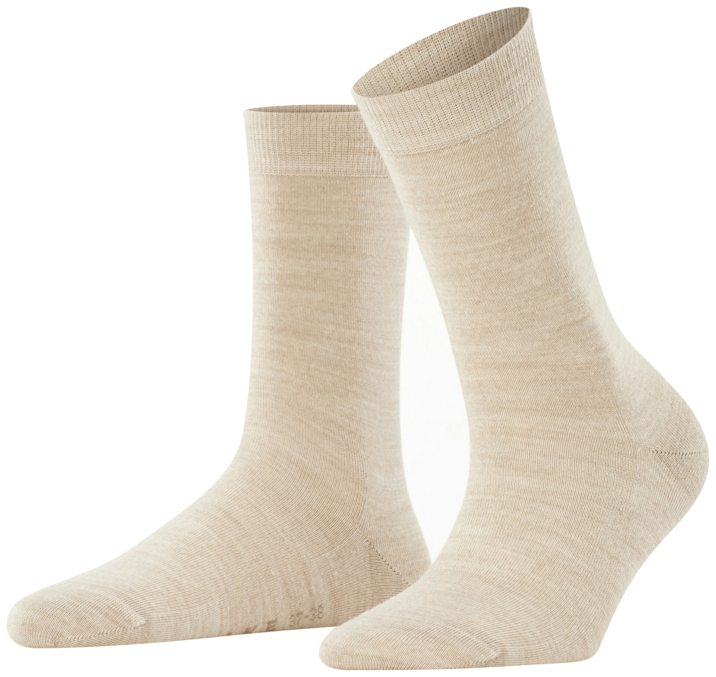 FALKE Dames Softmerino Sokken Beige