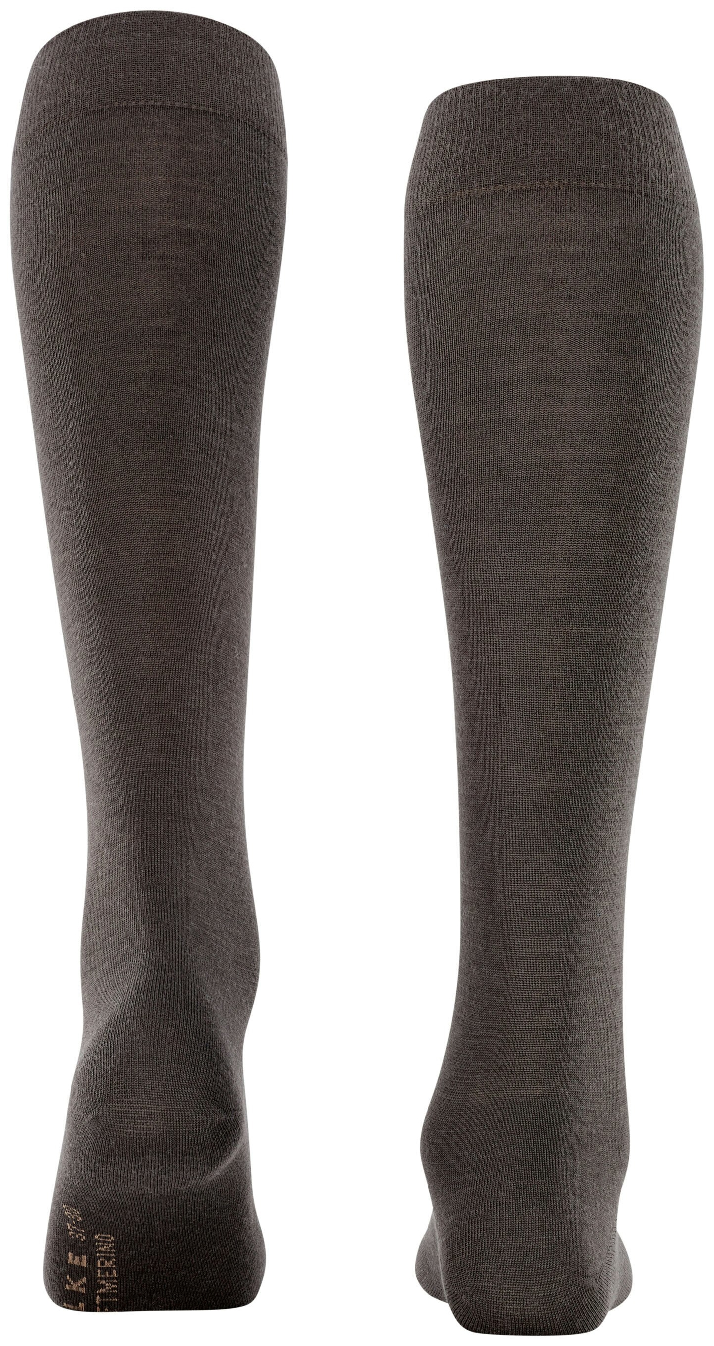 FALKE Dames Softmerino Kniekousen Bruin