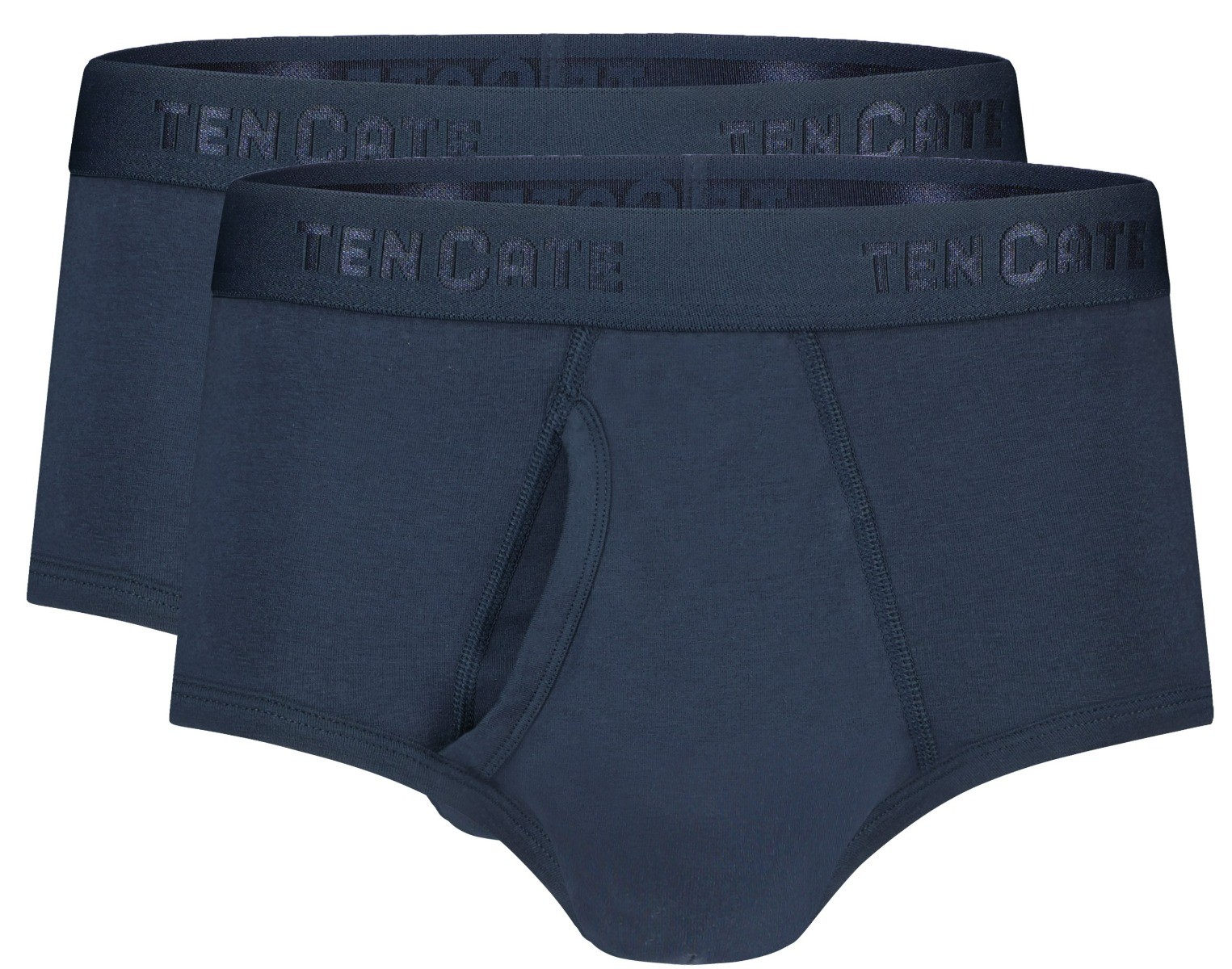 Basics Organic Cotton Stretch Heren Maxi 2-Pack Donkerblauw Basics Organic Cotton Stretch Heren Maxi 2-Pack Donkerblauw