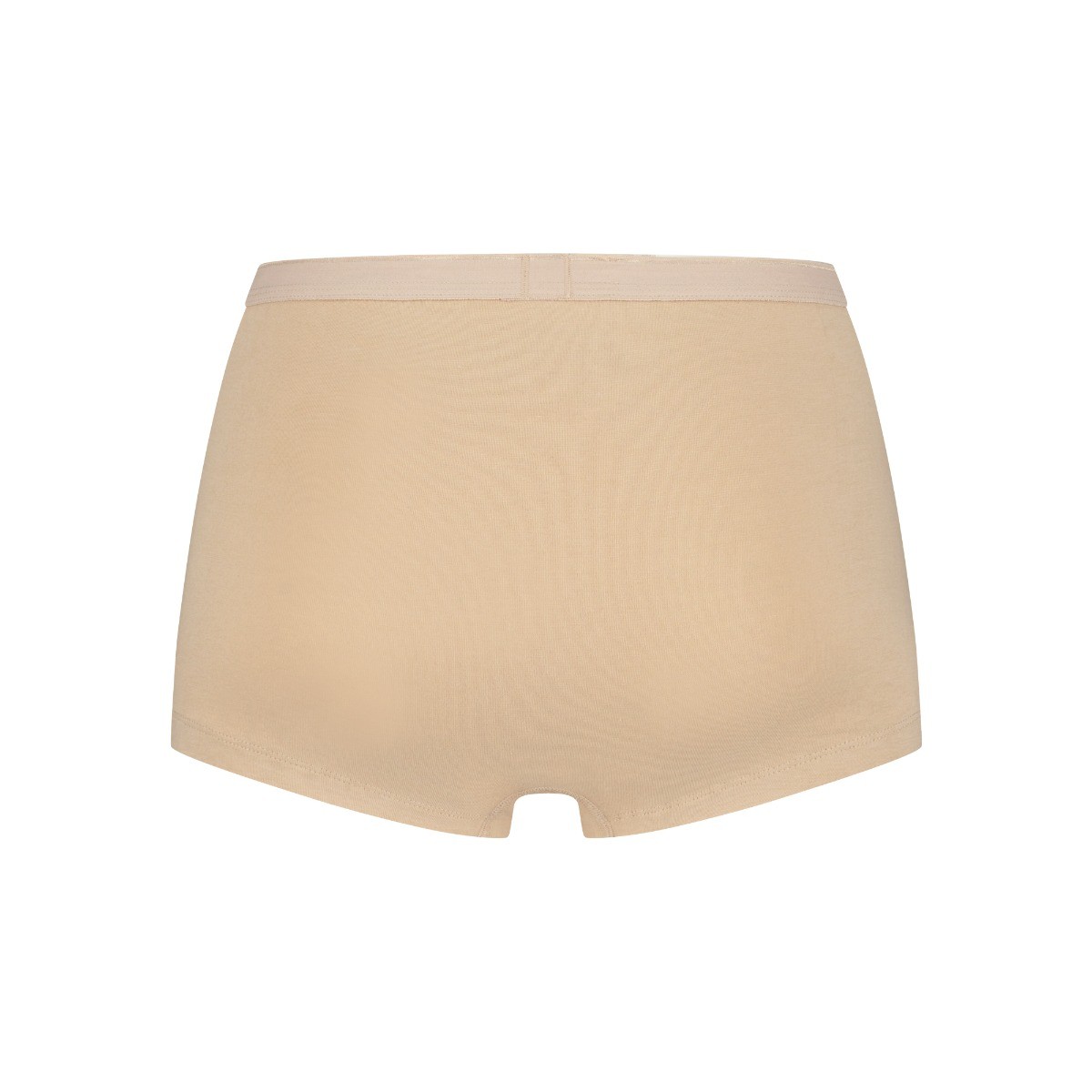 Basics Organic Cotton Stretch Dames Short 4-Pack Beige