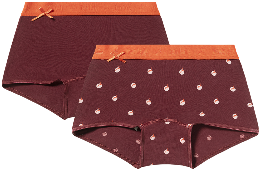 Ten Cate Meisjes girls shorts 2p Deer Dots Dahlia