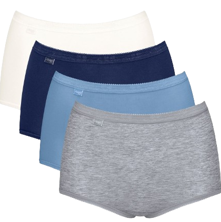 Basic+ Dames Maxi 4-Pack Multiple Colours 17