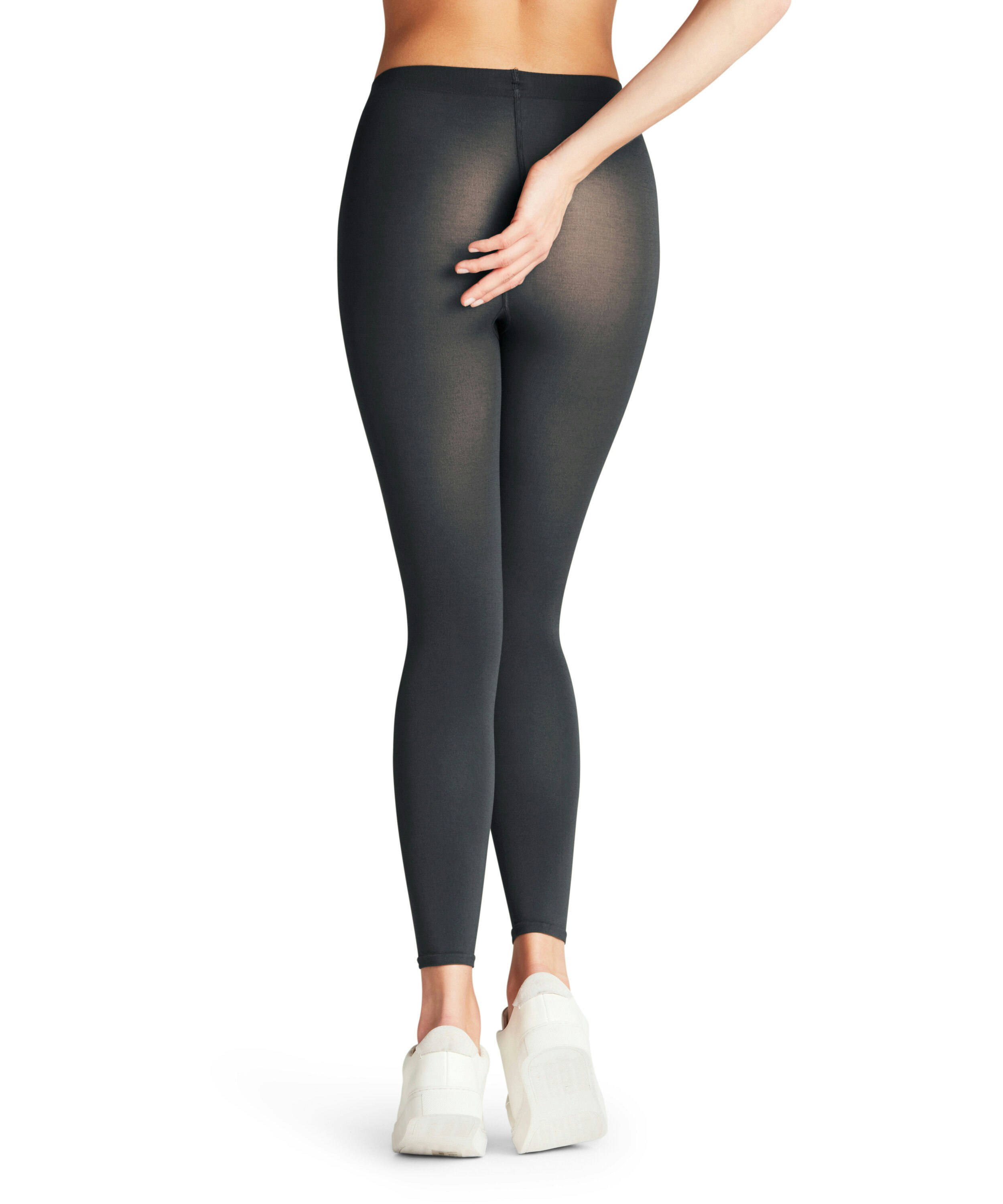 FALKE Dames Cotton Touch Legging Graphite