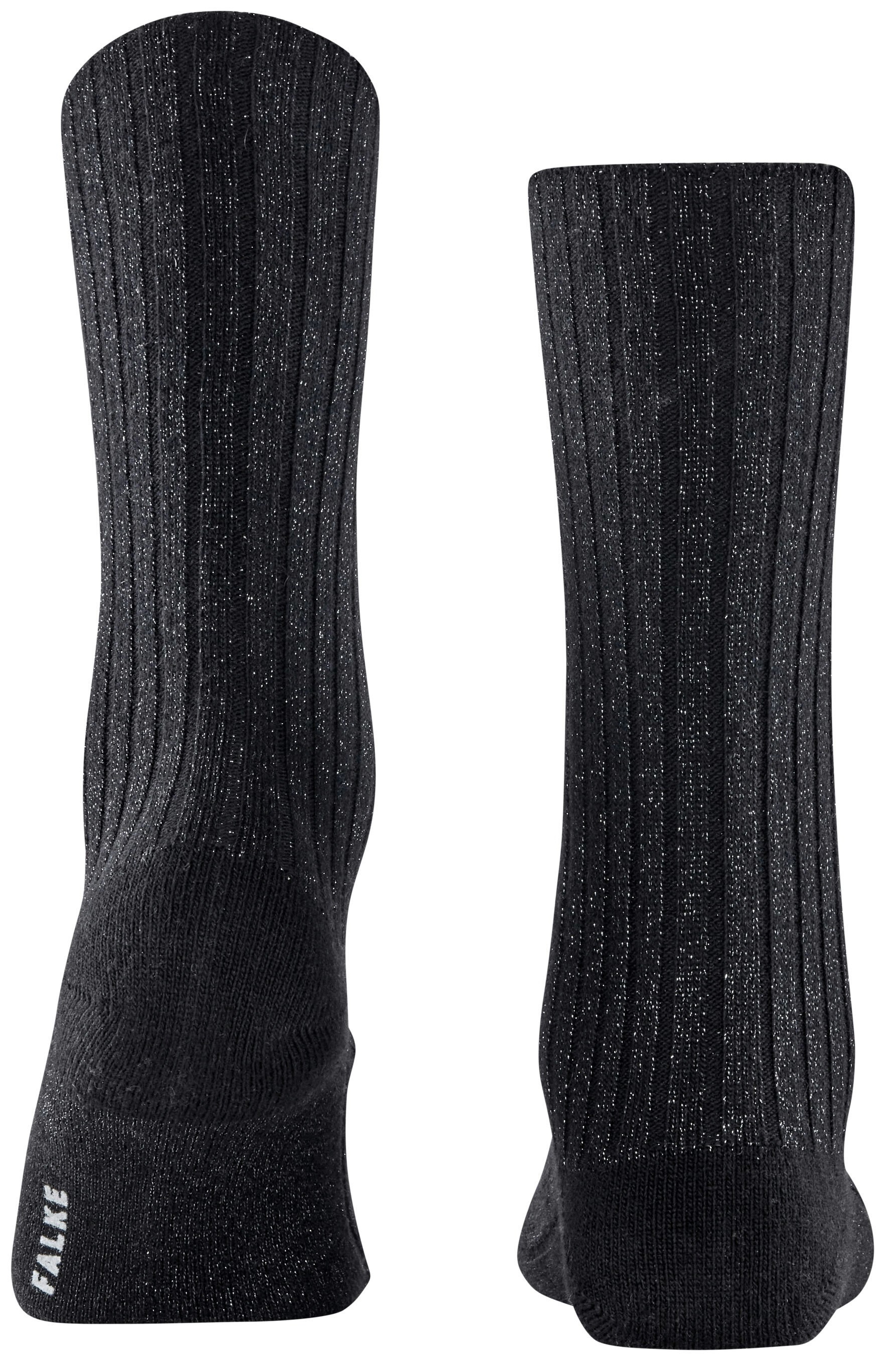 FALKE Dames Cosy Wool Special Edition Bootsokken Zwart