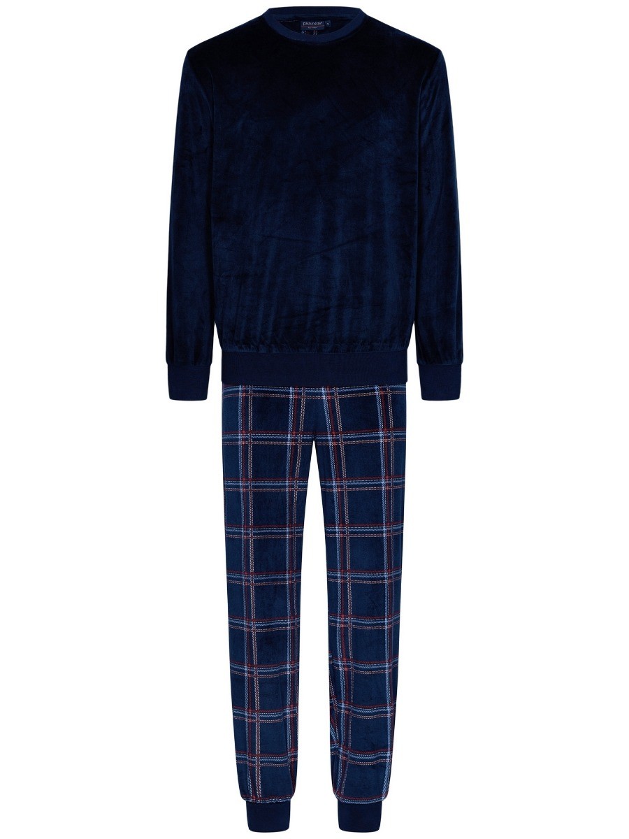 Heren Pyjama Donkerblauw