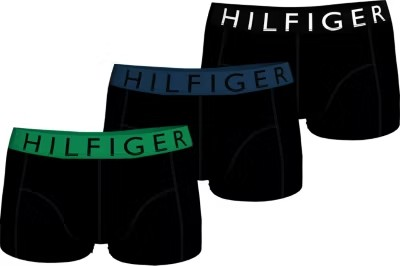 Heren Cotton Boxershorts 3-Pack Black