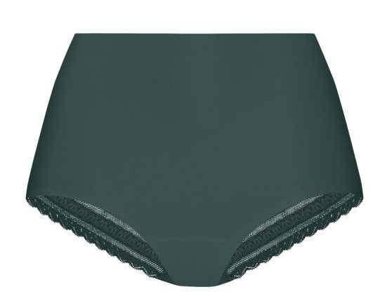 Secrets Dames High Waist Met Kant Soft Green