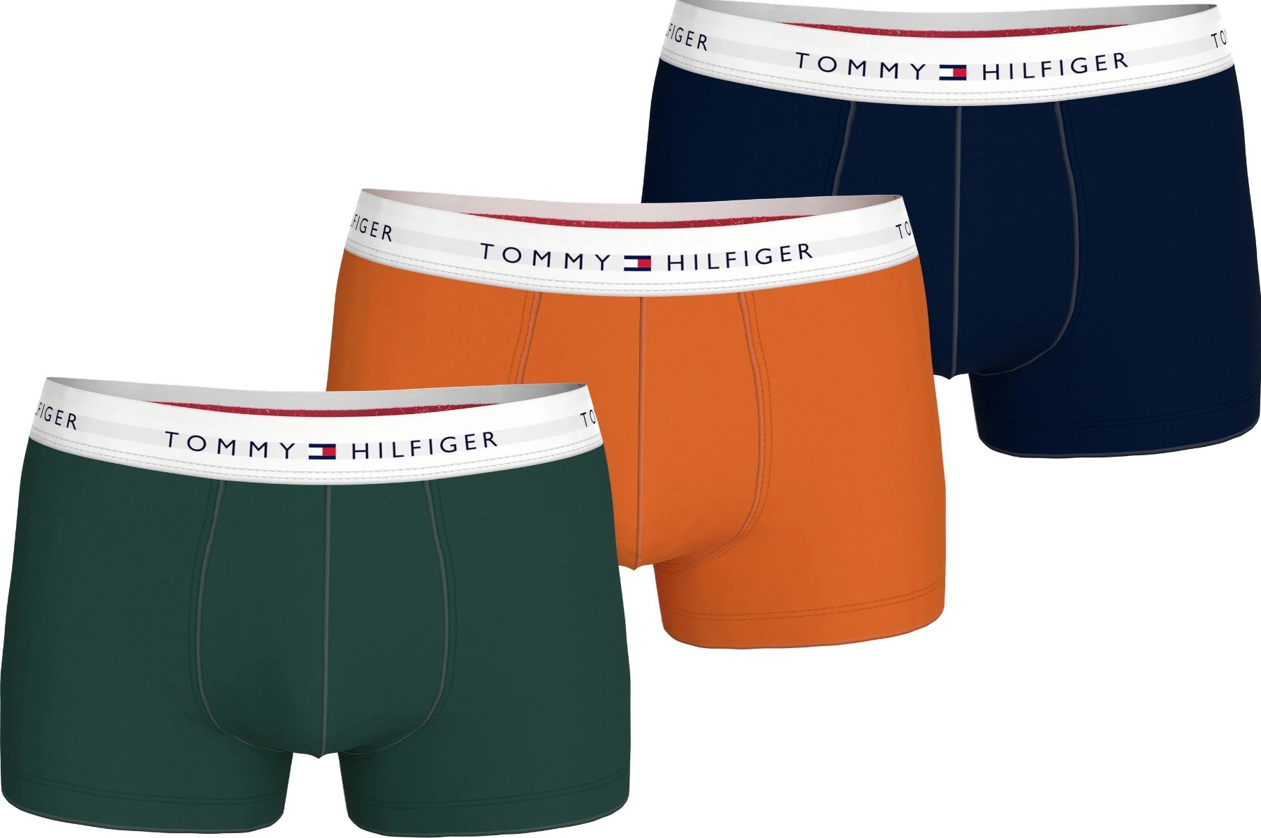 Heren Signature Essentials Boxershorts 3-Pack Orange