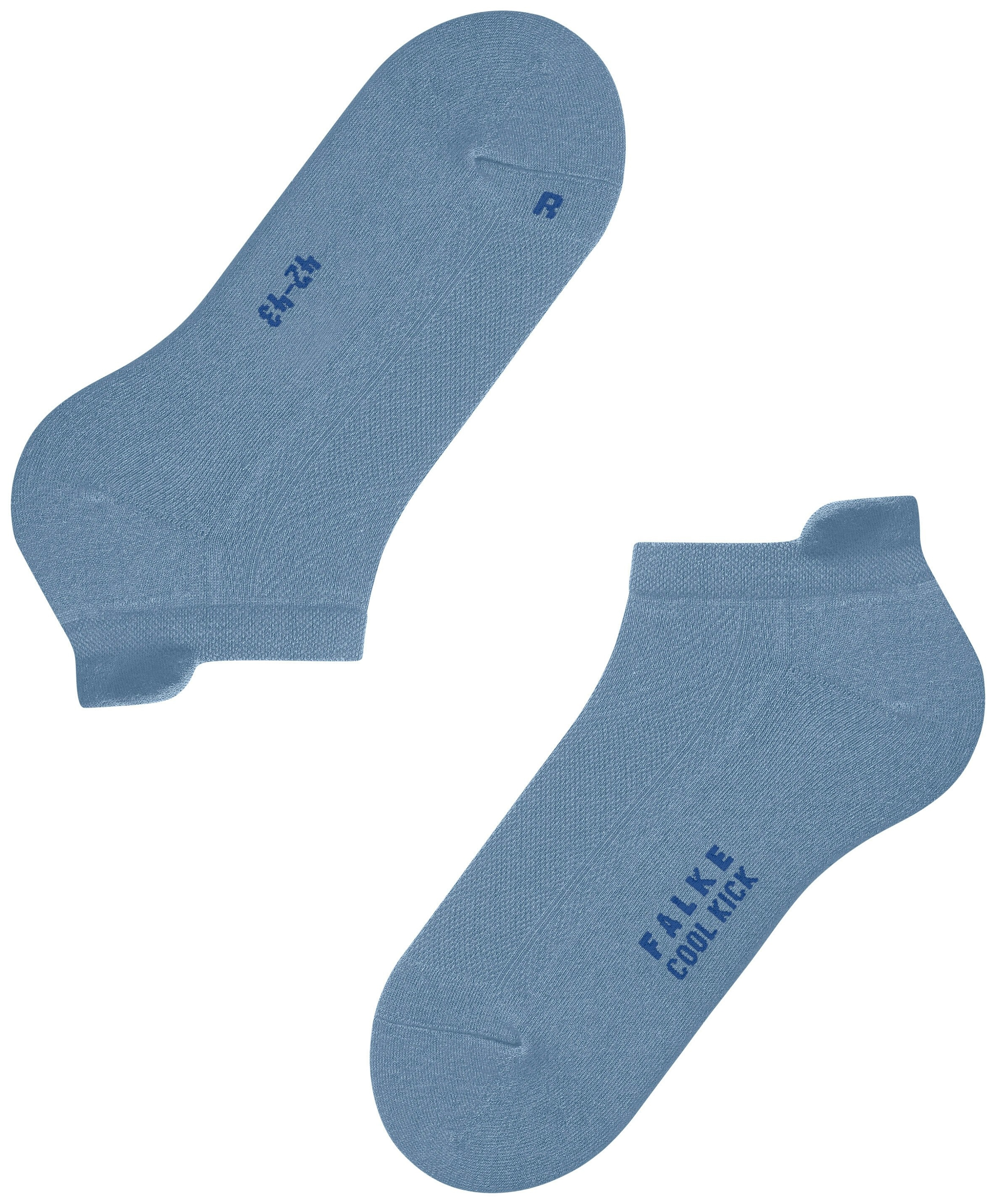 FALKE Unisex Cool Kicks Sneakersokken Blauw
