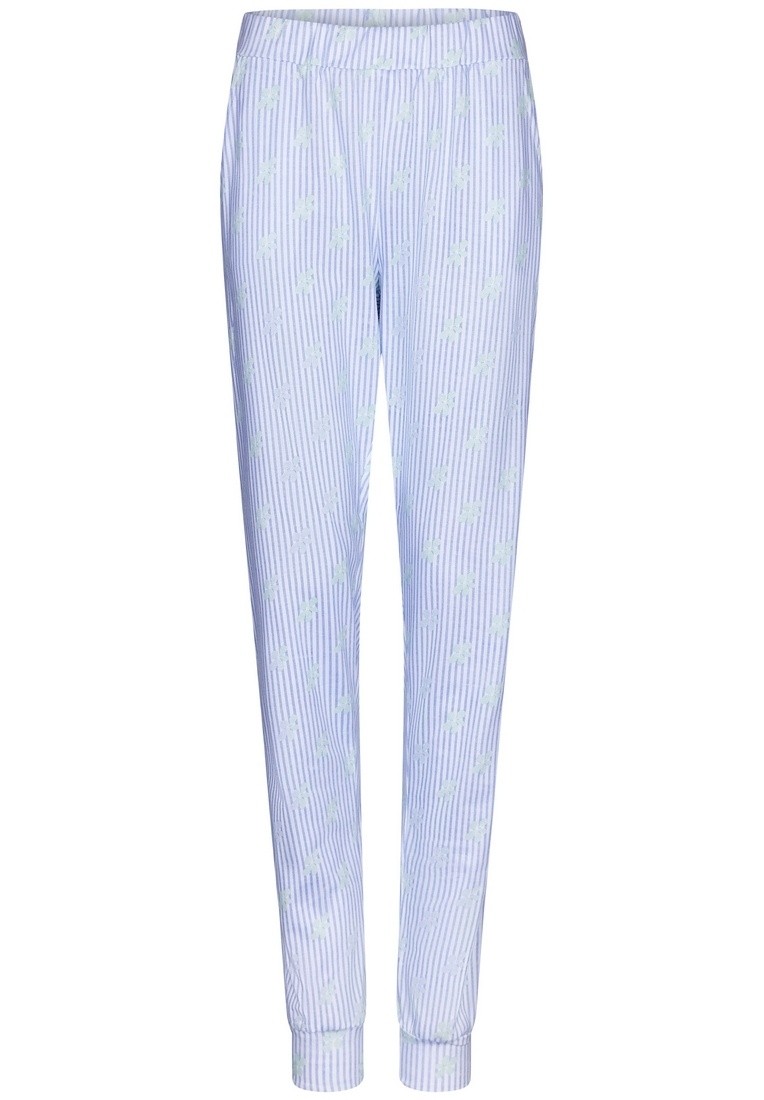 Dames Luxe Pyjama 7/8 Pants Blauw