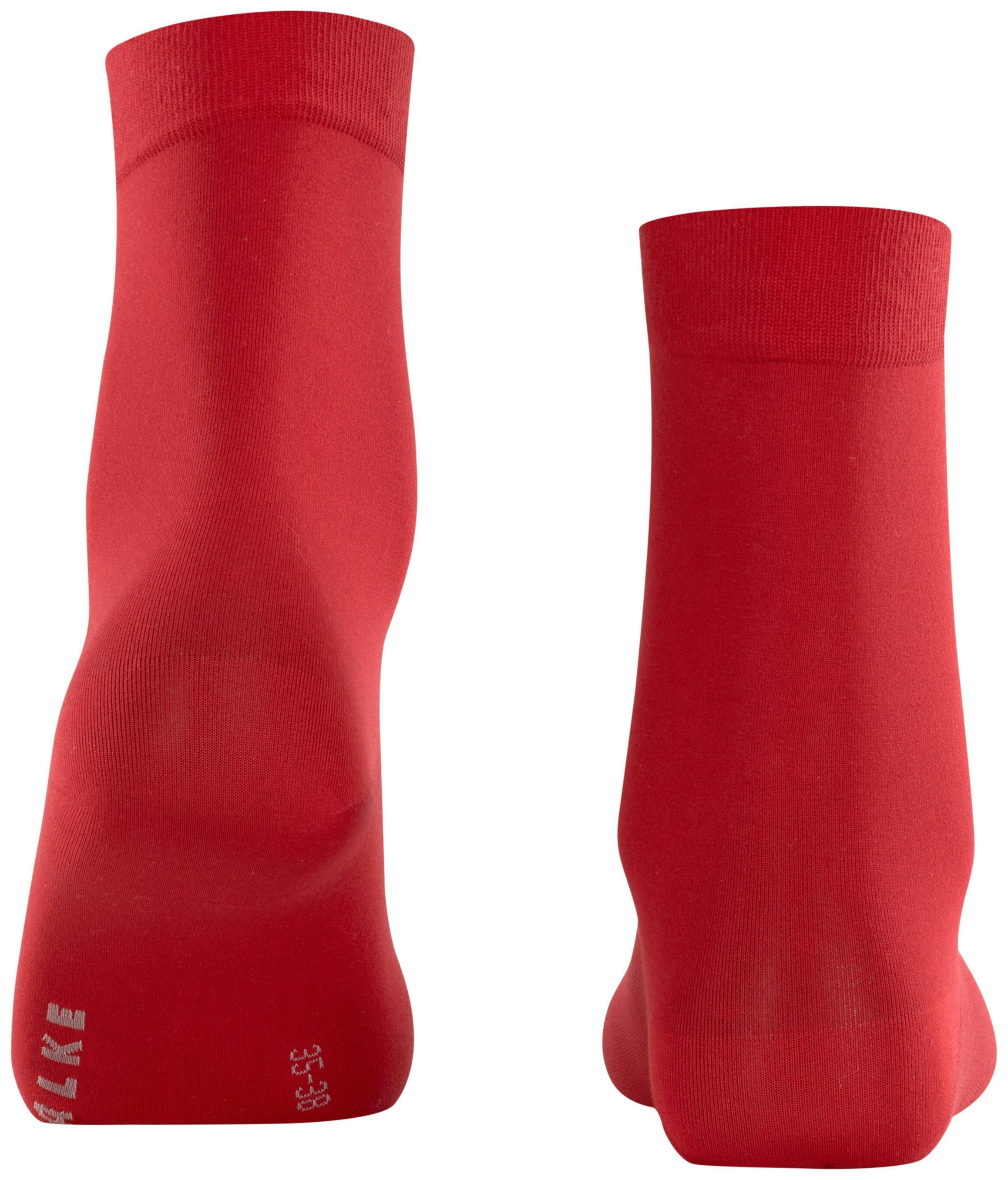 FALKE Dames Cotton Touch Sokken Scarlet