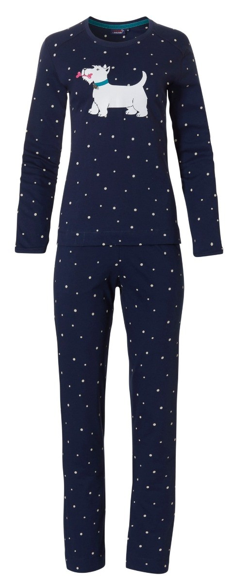 Dames Pyjama Donkerblauw