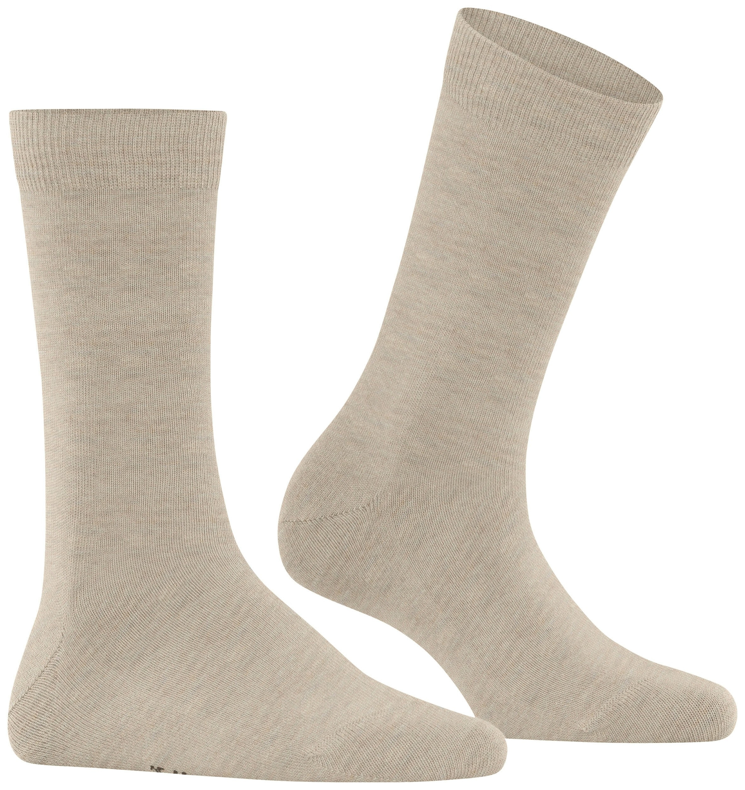 FALKE Dames Family Sokken Beige