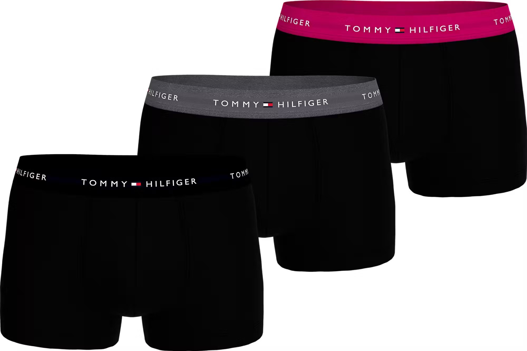 Heren Signature Cotton Boxershorts 3-Pack Black