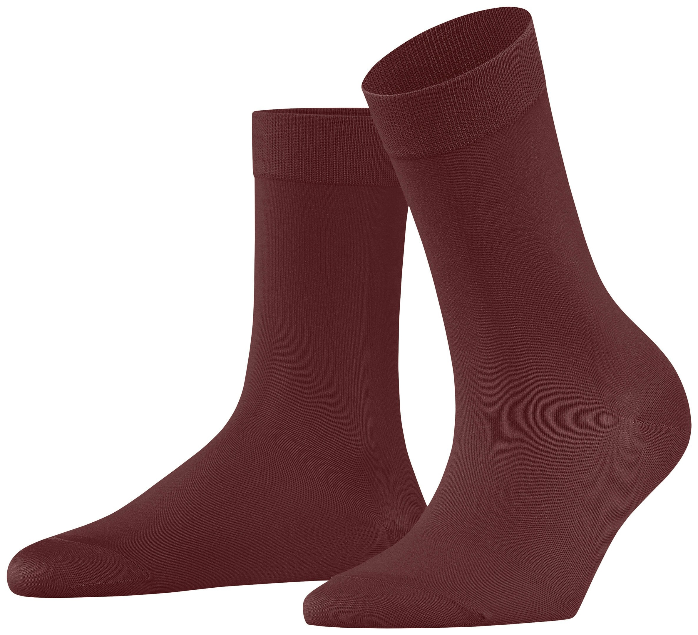 FALKE Dames Cotton Touch Sokken Cayenne