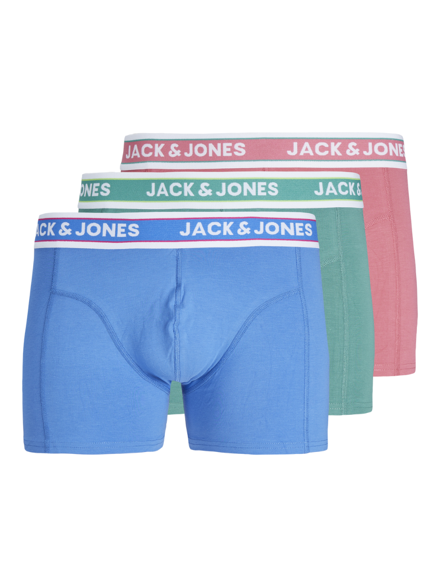 Heren Jacconnor Solid Trunks 3-Pack Palace Blue