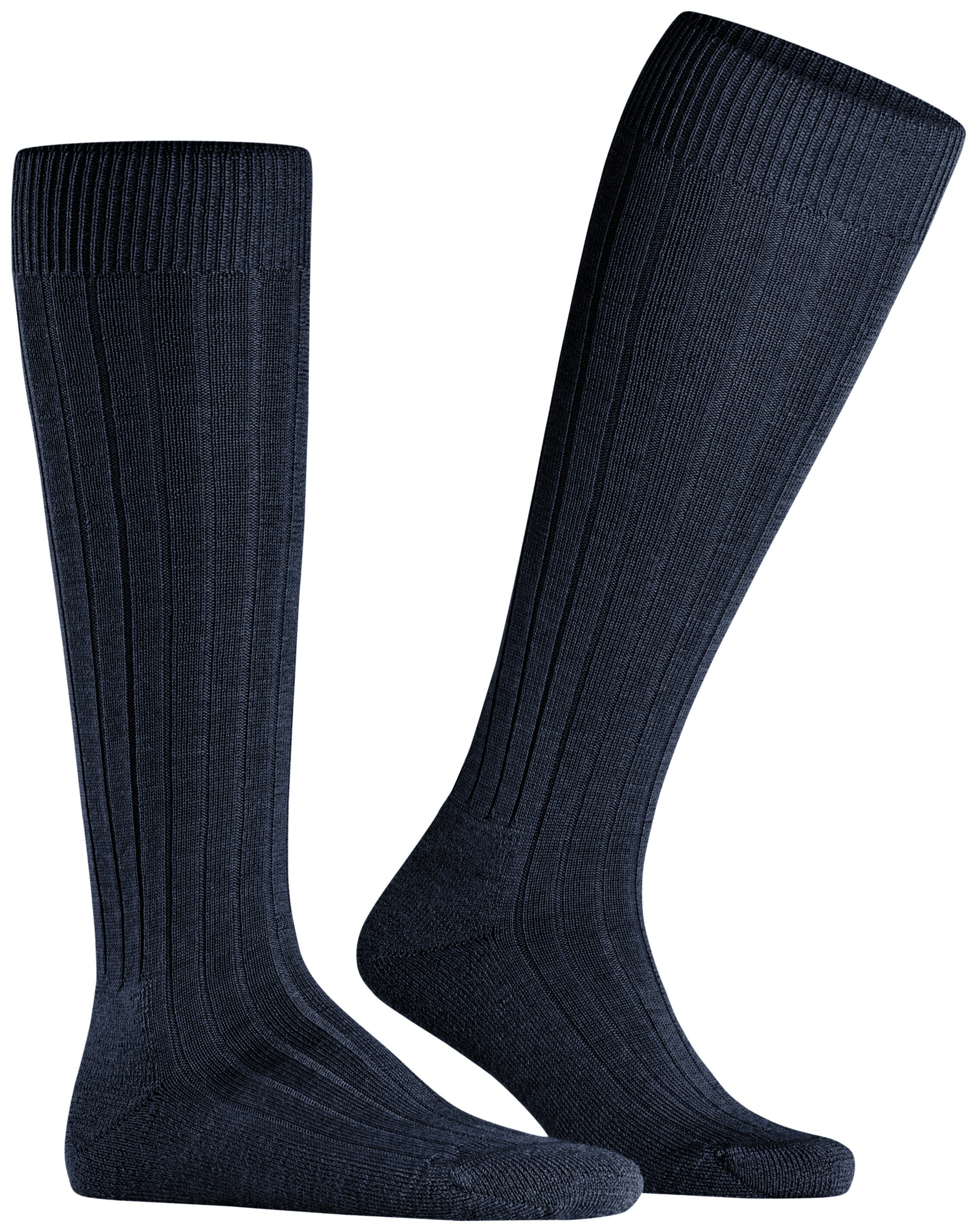 FALKE Heren Teppich im Schuh Kniekousen Blauw