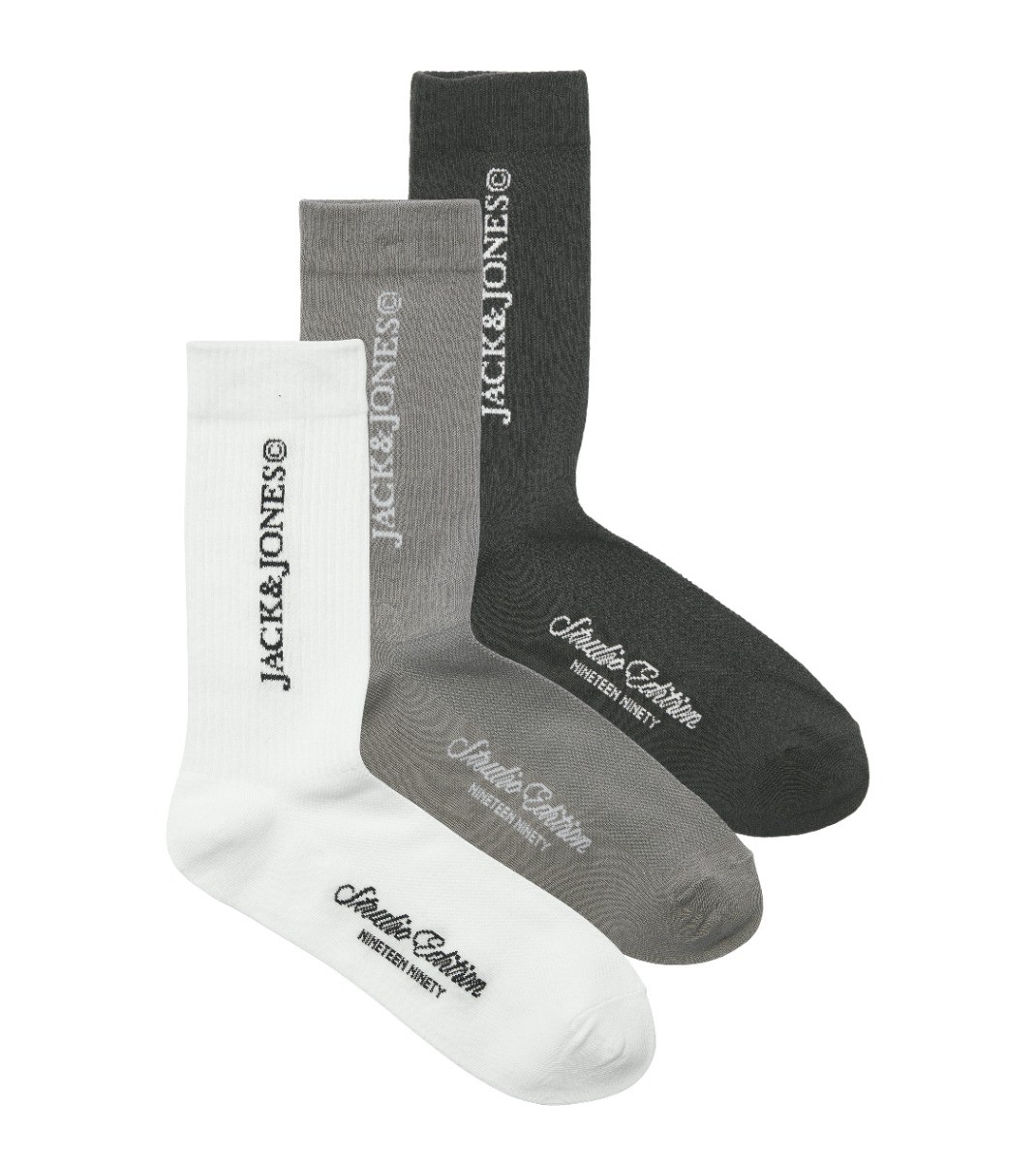 Heren Jacjay Tennis Socks 3-Pack Phantom