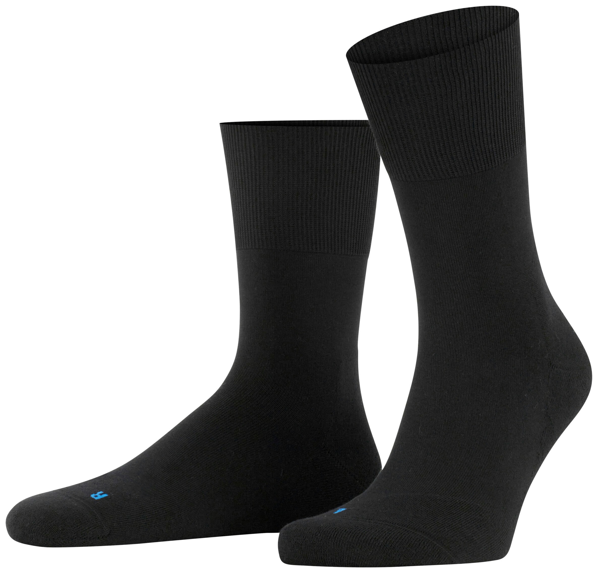 FALKE Unisex Run Sokken Zwart