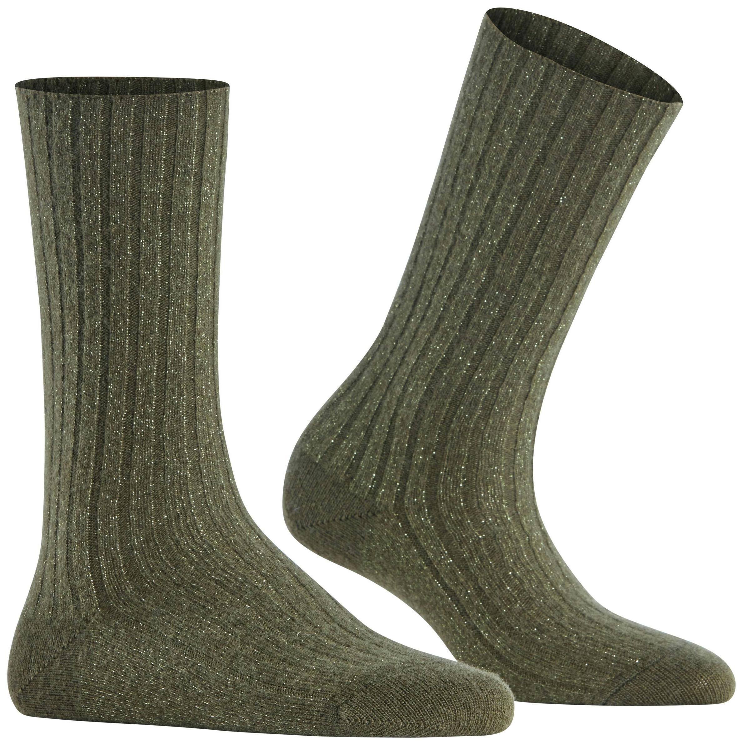 FALKE Dames Cosy Wool Special Edition Bootsokken Artichoke