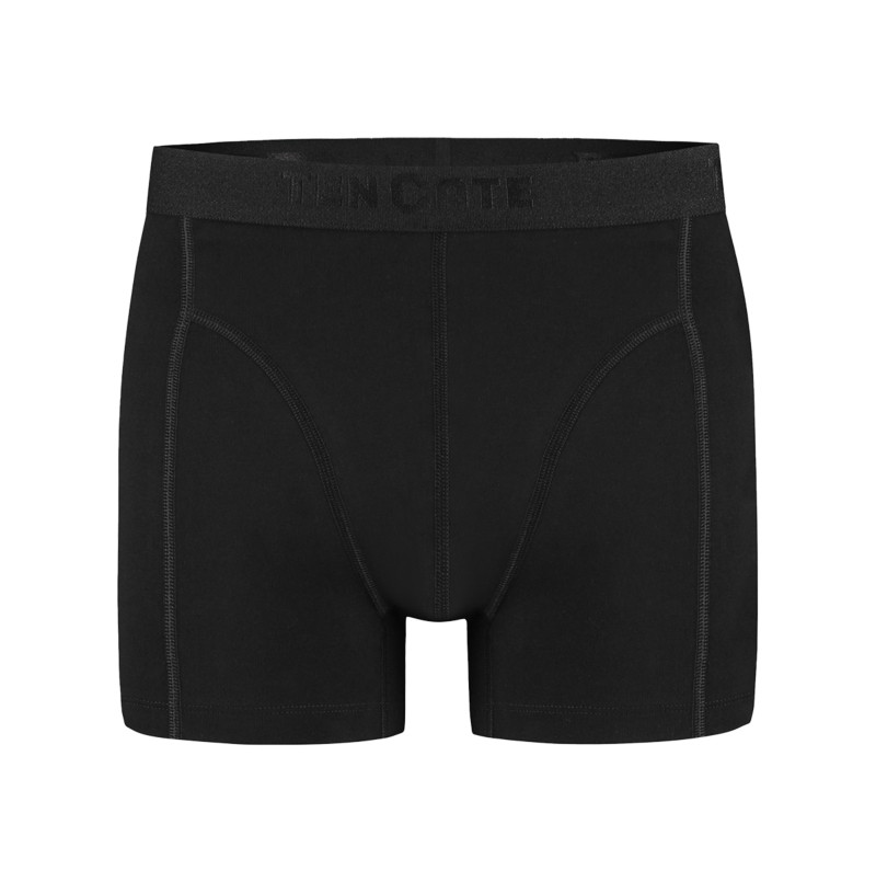 Basics Bamboo Viscose Heren Shorts 4-Pack Black