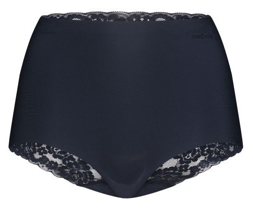 Secrets Dames High Waist Met Kant Dark Navy