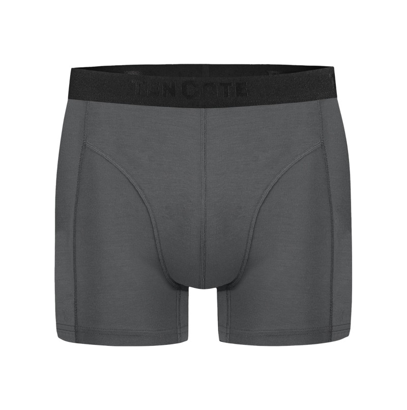 Basics Bamboo Viscose Heren Short 2-Pack Grey