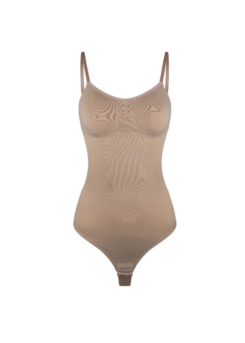 Dames Thong Body Cappuccino