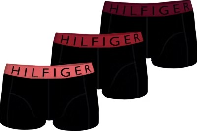 Heren Cotton Boxershorts 3-Pack Black