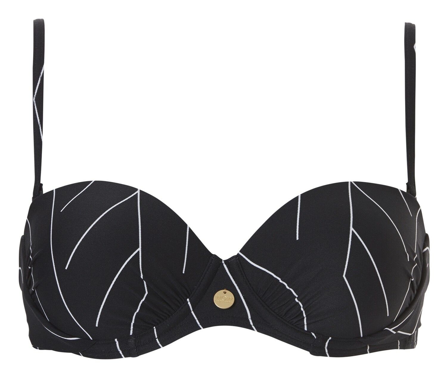 Ten Cate Beach TC WOW Dames Bikinitop Multiway Zwart/Streep